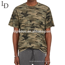 Tshirt da aptidão da cor da camuflagem da roupa